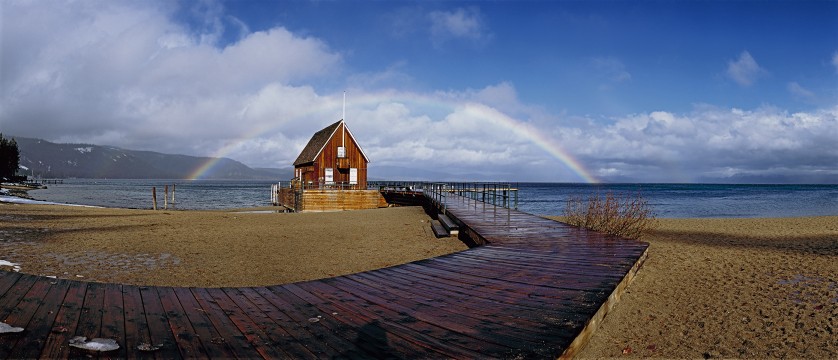 Fall Rainbow. Chambers Landing