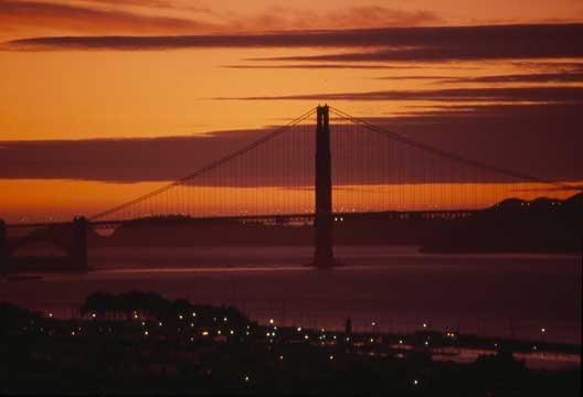 Golden gate Sunset.