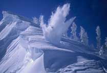 Cornice Bomb Blast, Alpine Meadows