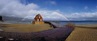Fall Rainbow. Chambers Landing