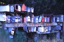 Houseboat Mailboxes, Sausalito.